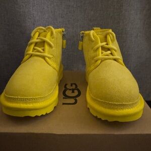 UGG Toddler size 10 Yellow Suede Boots